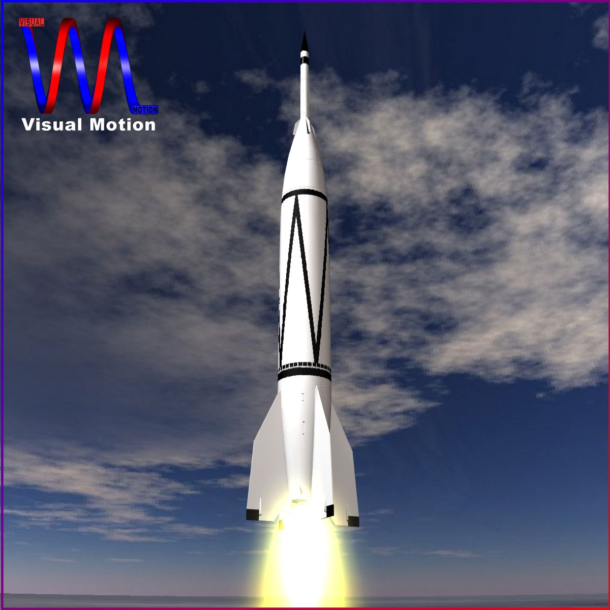bumper wac – two stage sounding rocket 3d model 3ds dxf cob x obj 162842