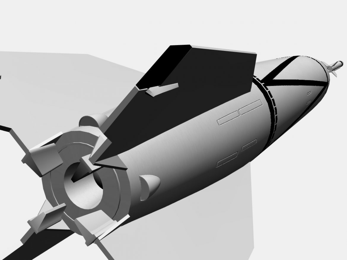 bumper wac – two stage sounding rocket 3d model 3ds dxf cob x obj 162846