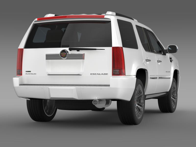 cadillac escalade 2011 platinum 3d model 3ds max fbx c4d lwo ma mb hrc xsi obj 149968