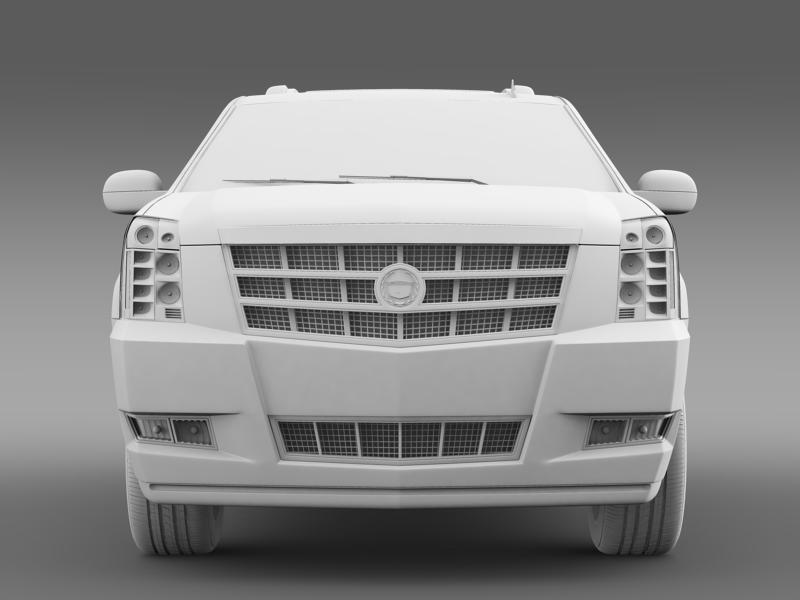 cadillac escalade 2011 platinum 3d model 3ds max fbx c4d lwo ma mb hrc xsi obj 149974