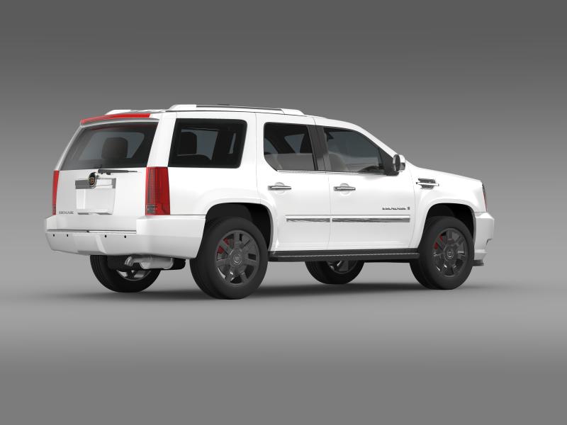cadillac escalade 3d model 3ds max fbx c4d lwo ma mb hrc xsi obj 149949