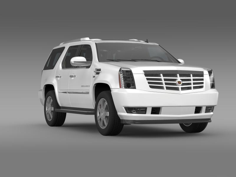 cadillac escalade european version 3d model 3ds max fbx c4d lwo ma mb hrc xsi obj 150138