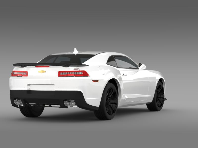 chevrolet camaro 1le 2014 3d model 3ds max fbx c4d lwo ma mb hrc xsi obj 160885