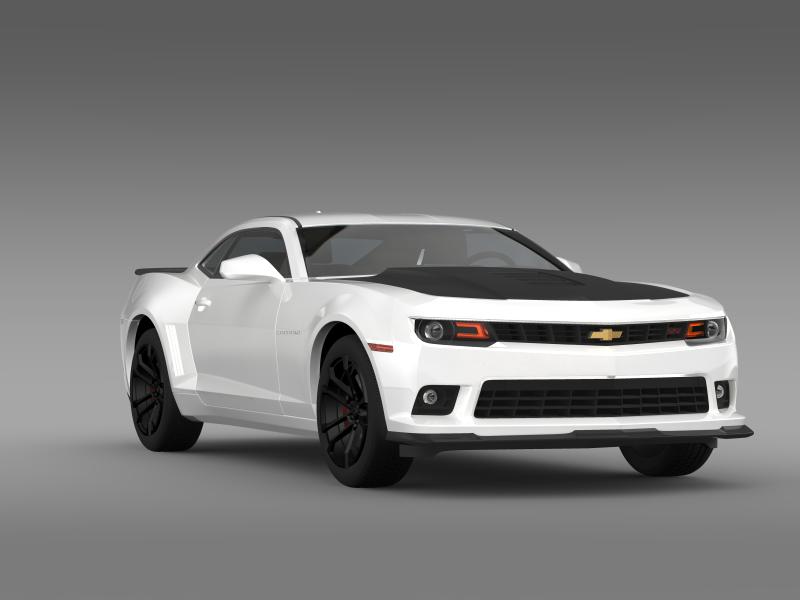 chevrolet camaro 1le 2014 3d model 3ds max fbx c4d lwo ma mb hrc xsi obj 160889