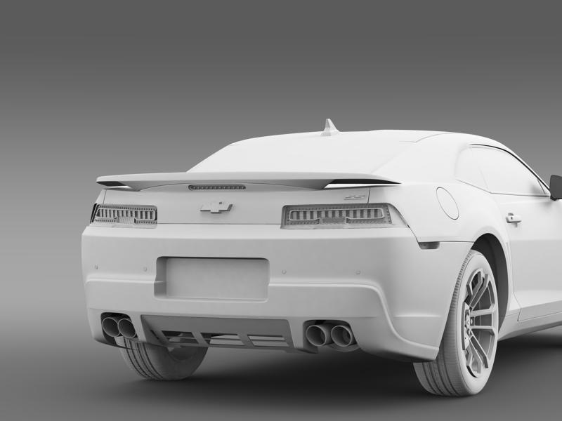 chevrolet camaro 1le 2014 3d model 3ds max fbx c4d lwo ma mb hrc xsi obj 160893