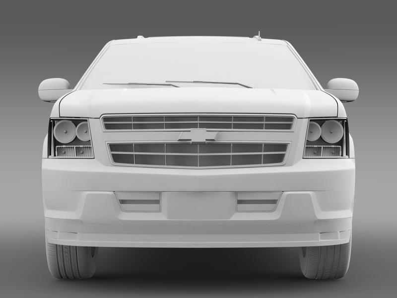 chevrolet tahoe hybrid 2012 3d model 3ds max fbx c4d lwo ma mb hrc xsi obj 149533