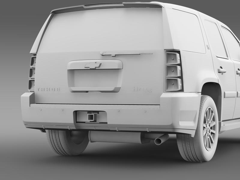 chevrolet tahoe hybrid 2012 3d model 3ds max fbx c4d lwo ma mb hrc xsi obj 149536