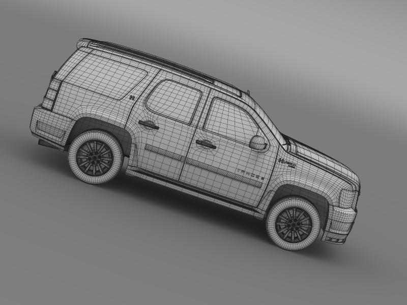 chevrolet tahoe hybrid 2012 3d model 3ds max fbx c4d lwo ma mb hrc xsi obj 149541