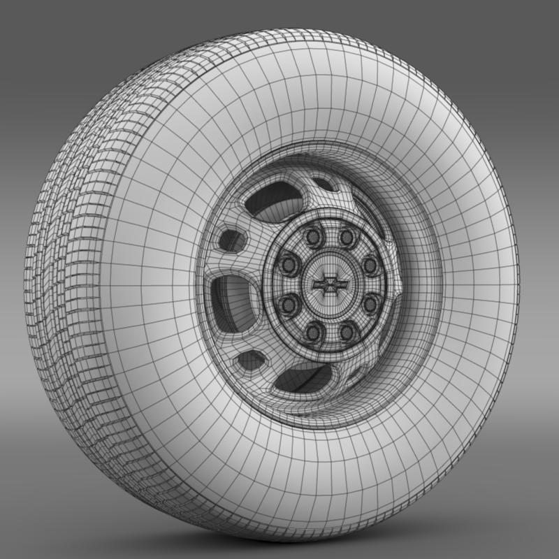 chevrolet_silverado_2500hd_2wd_crew_2008 3d model 3ds max fbx c4d lwo ma mb hrc xsi obj 142905