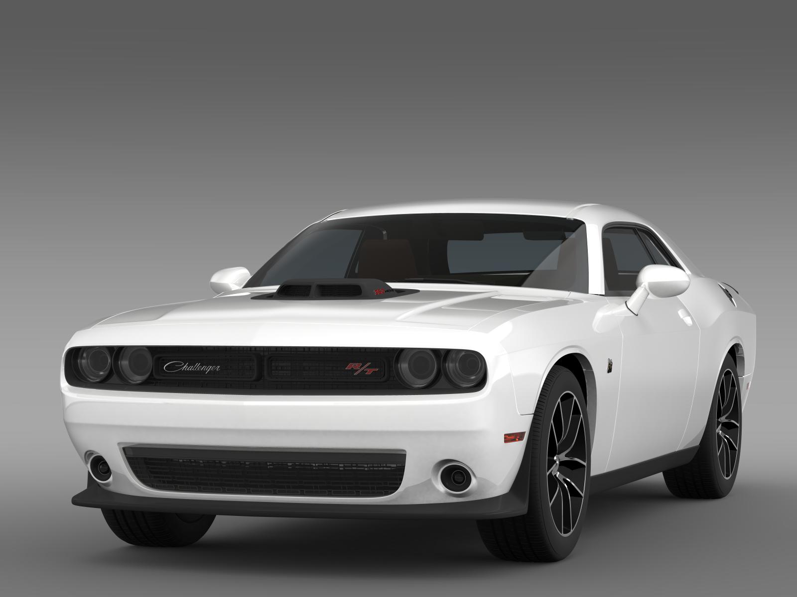 Dodge Challenger 392 Hemi Scat Pack Shaker Lc 2015 3d Model