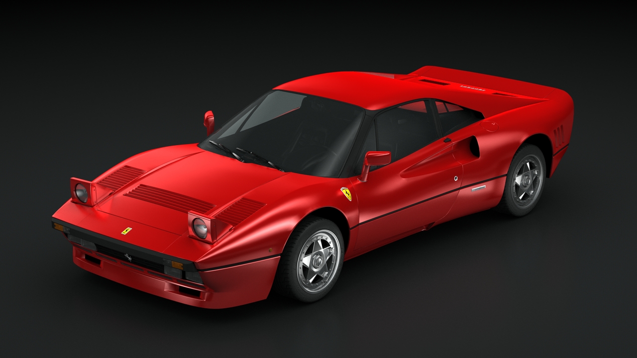 Ferrari Gto 1984 3d Model Buy Ferrari Gto 1984 3d Model