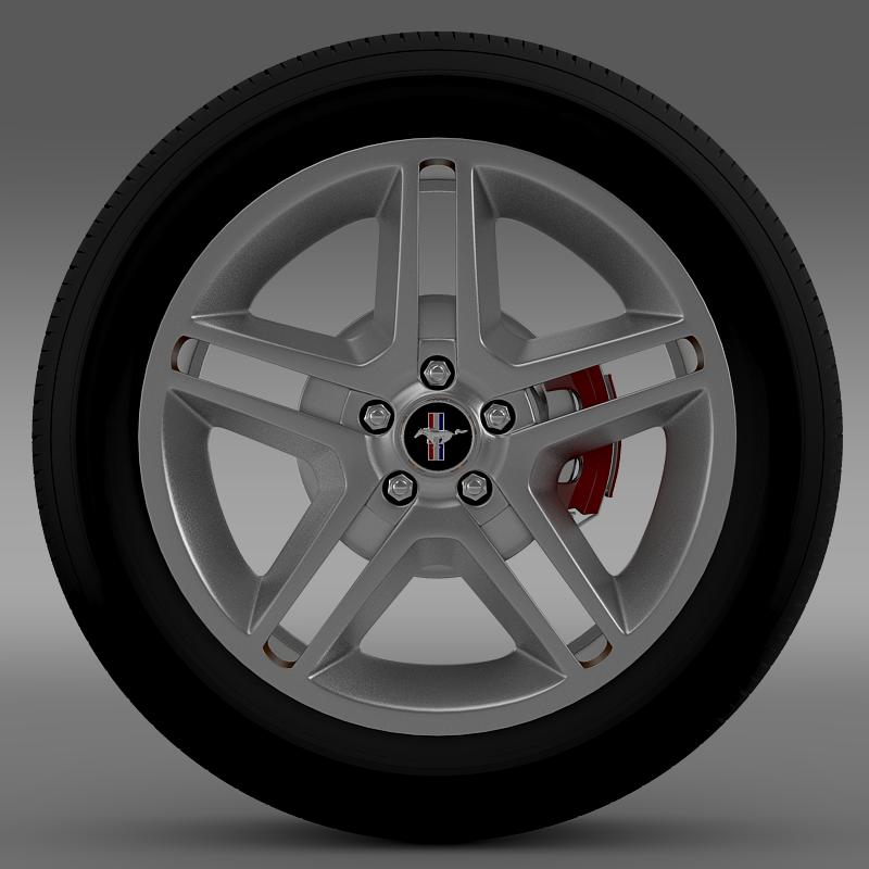 ford mustang 2010 av x 10 wheel 3d model 3ds max fbx c4d lwo ma mb hrc xsi obj 138239