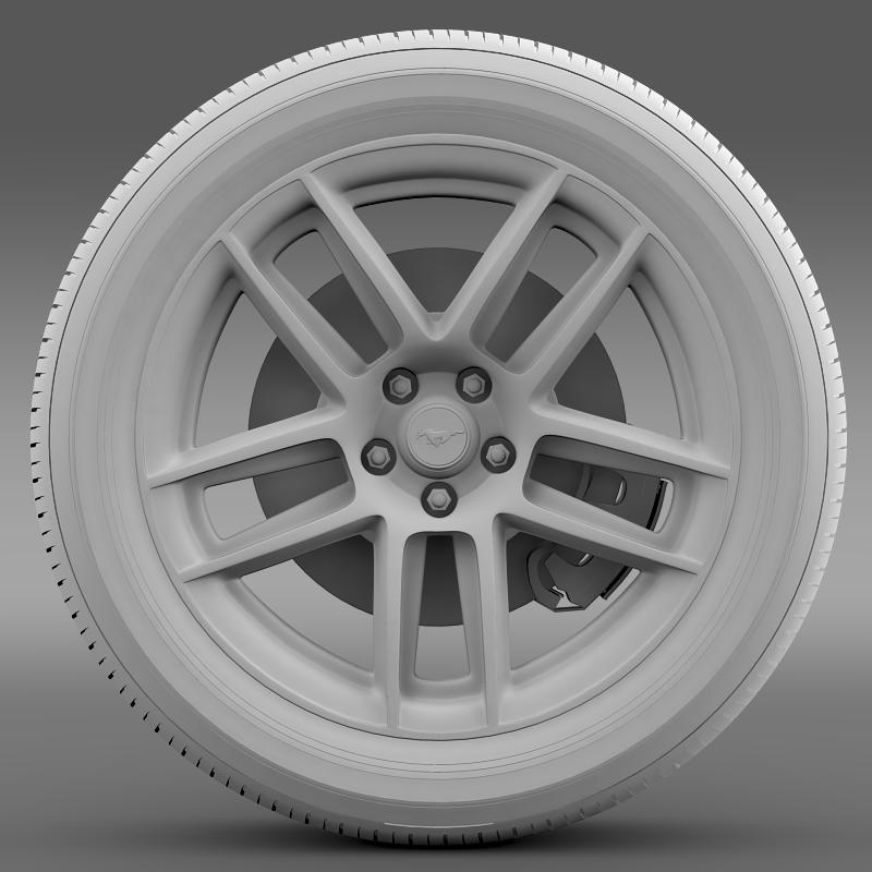 ford mustang boss 302 2013 wheel 3d model max fbx c4d lwo ma mb 139592