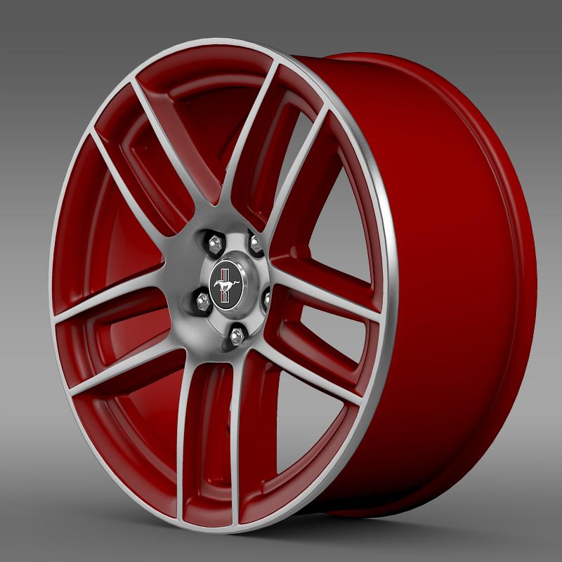 ford mustang boss 302 laguna seca 2012 rim 3d model 3ds max fbx c4d lwo ma mb hrc xsi obj 140022