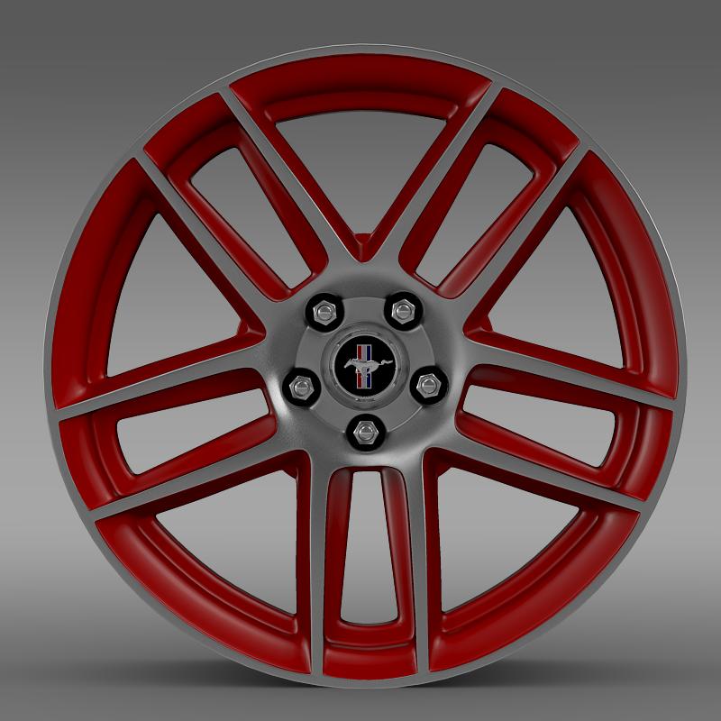 ford mustang boss 302 laguna seca 2012 rim 3d model 3ds max fbx c4d lwo ma mb hrc xsi obj 140023