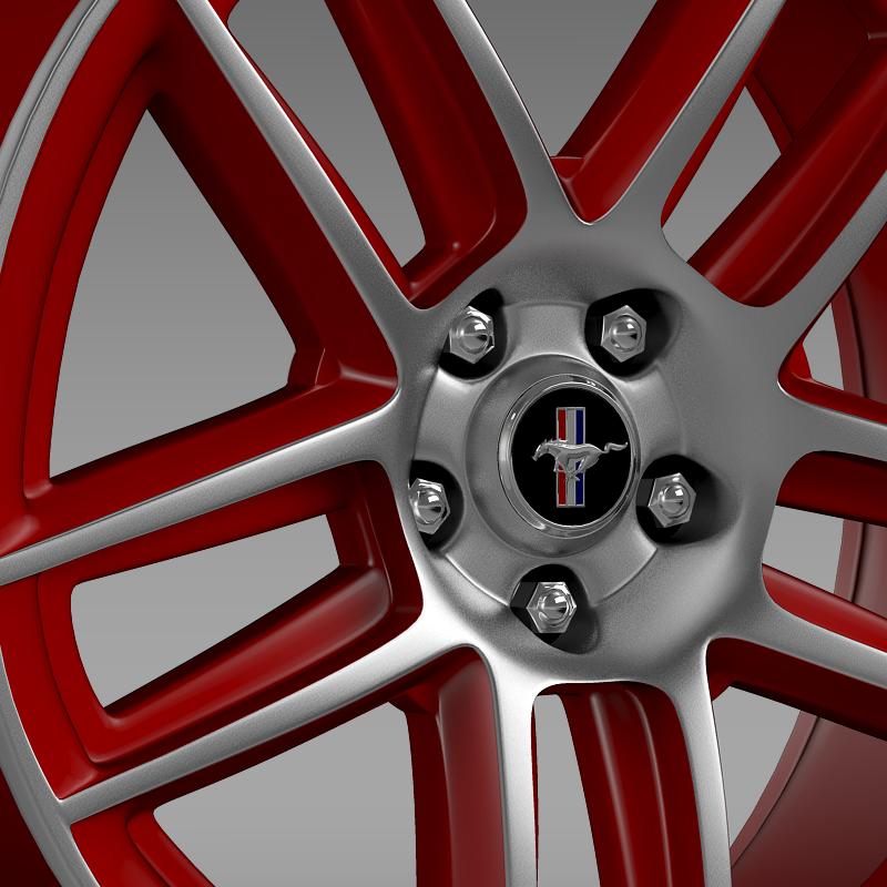 ford mustang boss 302 laguna seca 2012 rim 3d model 3ds max fbx c4d lwo ma mb hrc xsi obj 140024