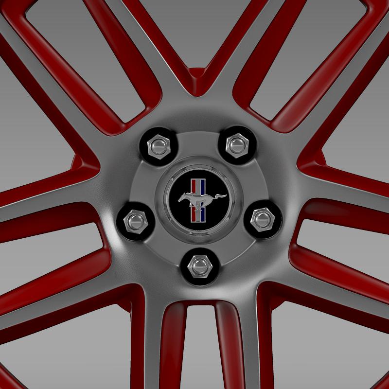 ford mustang boss 302 laguna seca 2012 rim 3d model 3ds max fbx c4d lwo ma mb hrc xsi obj 140026