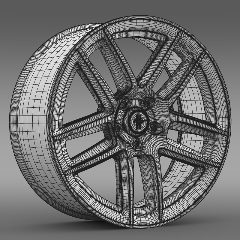 ford mustang boss 302 laguna seca 2012 rim 3d model 3ds max fbx c4d lwo ma mb hrc xsi obj 140028
