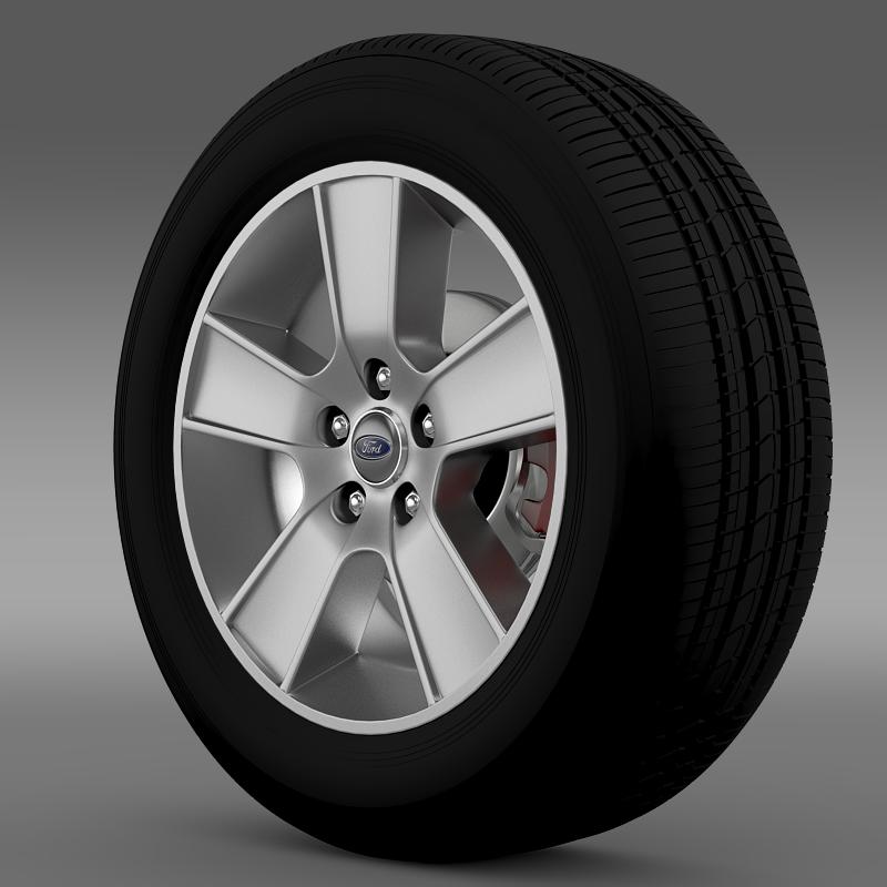 ford mustang gt convertible 2005 wheel 3d model 3ds max fbx c4d lwo ma mb hrc xsi obj 139662