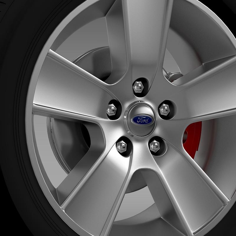 ford mustang gt convertible 2005 wheel 3d model 3ds max fbx c4d lwo ma mb hrc xsi obj 139664