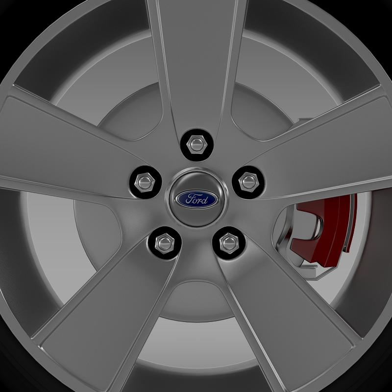ford mustang gt convertible 2005 wheel 3d model 3ds max fbx c4d lwo ma mb hrc xsi obj 139666