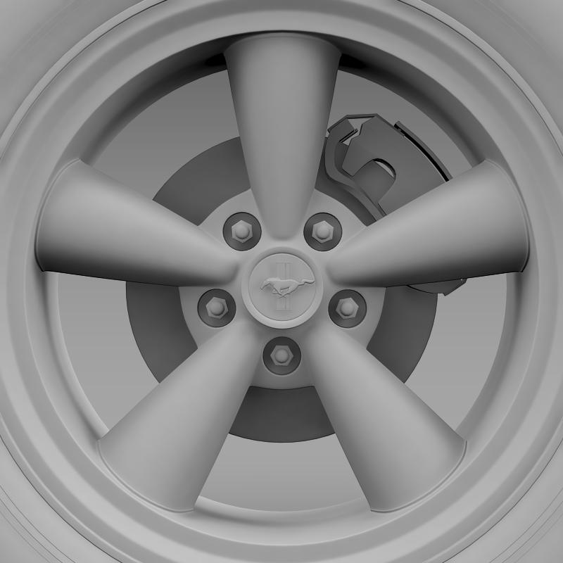 ford mustang gt cs 2007 wheel 3d model 3ds max fbx c4d lwo ma mb hrc xsi obj 139685