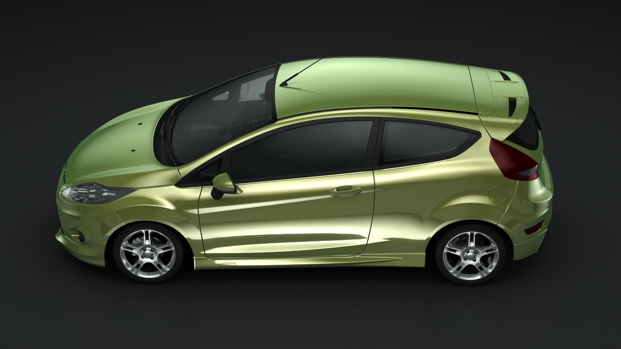 Ford Fiesta Zetec 09 3d Model Buy Ford Fiesta Zetec 09