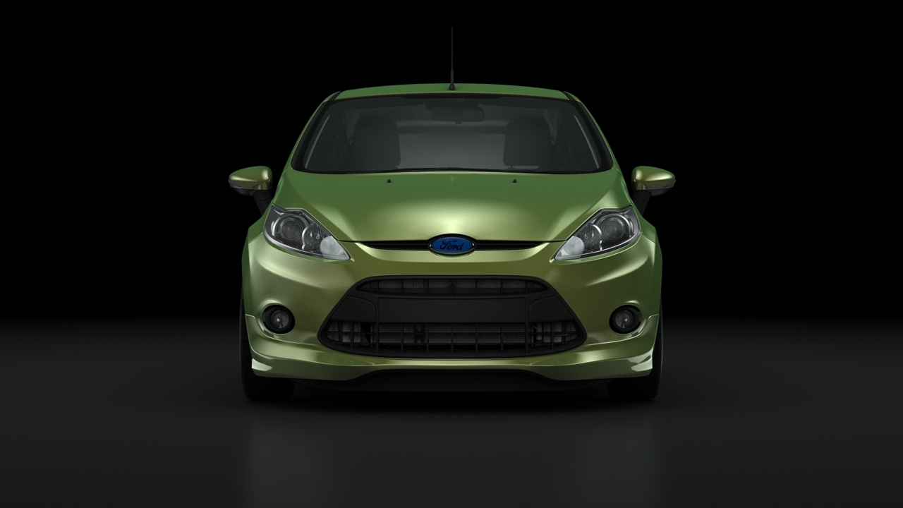 Ford Fiesta Zetec 09 3d Model Buy Ford Fiesta Zetec 09
