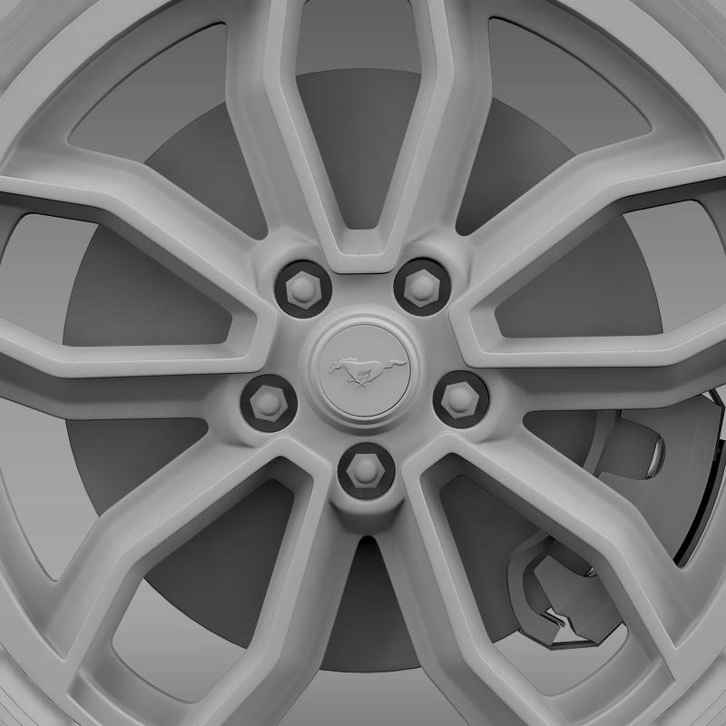 ford_mustang gt 2013 wheel 3d model 3ds max fbx c4d lwo ma mb hrc xsi obj 139856