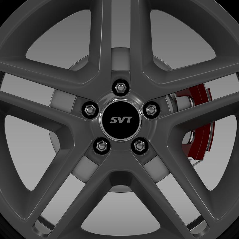 ford_mustang shelby gt500 2010 wheel 3d model 3ds max fbx c4d lwo ma mb hrc xsi obj 139889