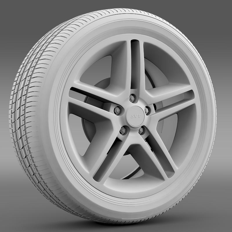 ford_mustang shelby gt500 2010 wheel 3d model 3ds max fbx c4d lwo ma mb hrc xsi obj 139890