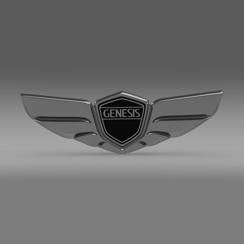 Genesis Logo 3d Model Flatpyramid