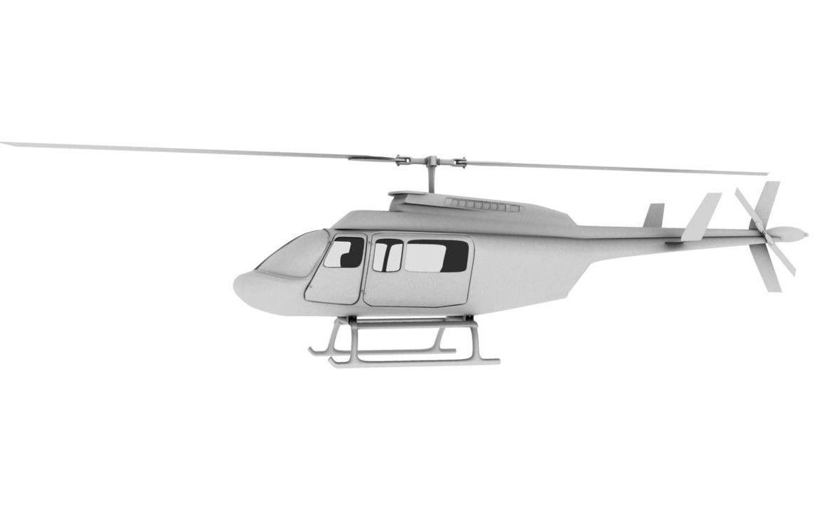 helicopter 3d model 129031