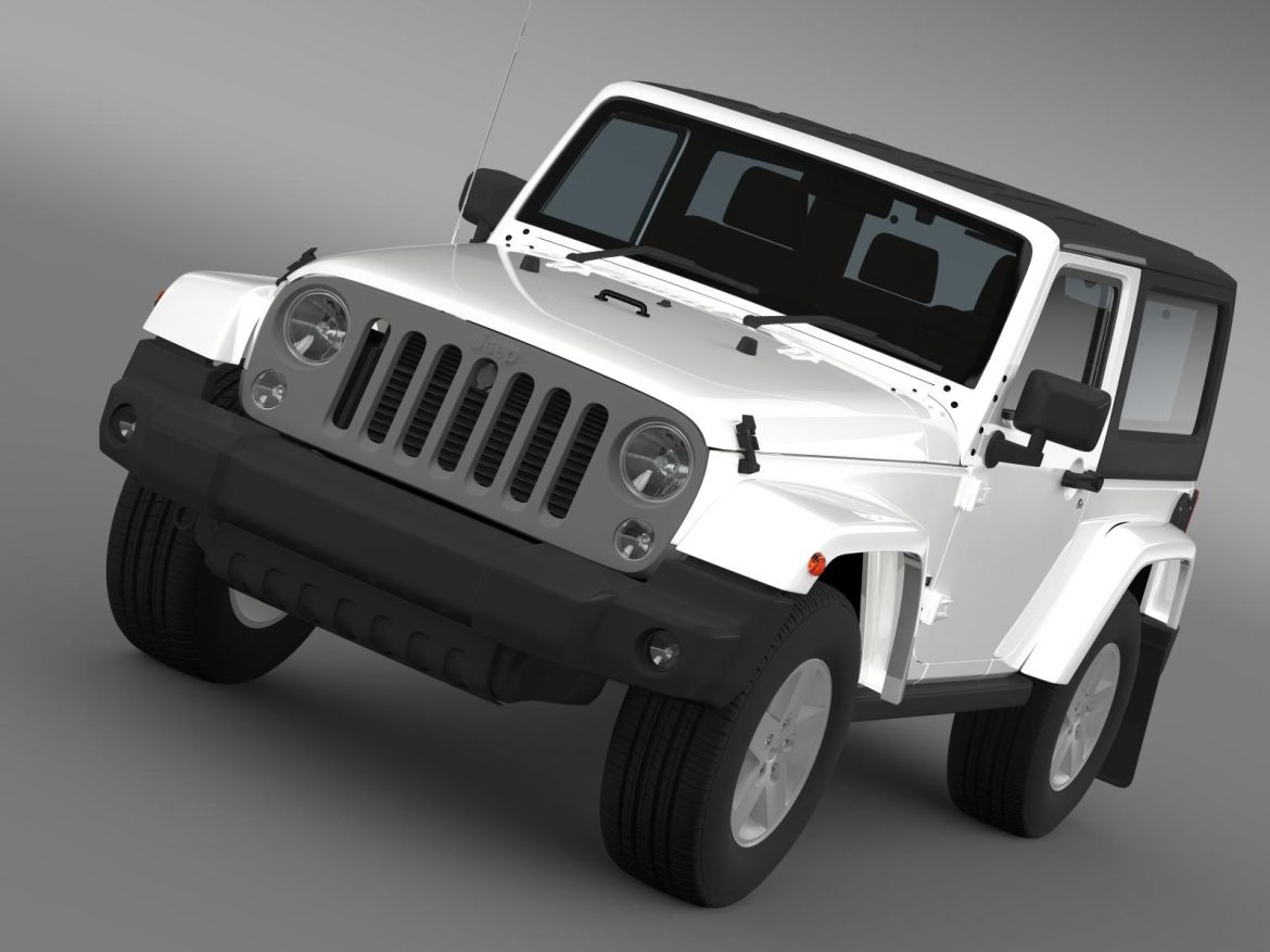 jeep wrangler freedom 2014 3d model 3ds max fbx c4d lwo ma mb hrc xsi obj 162463