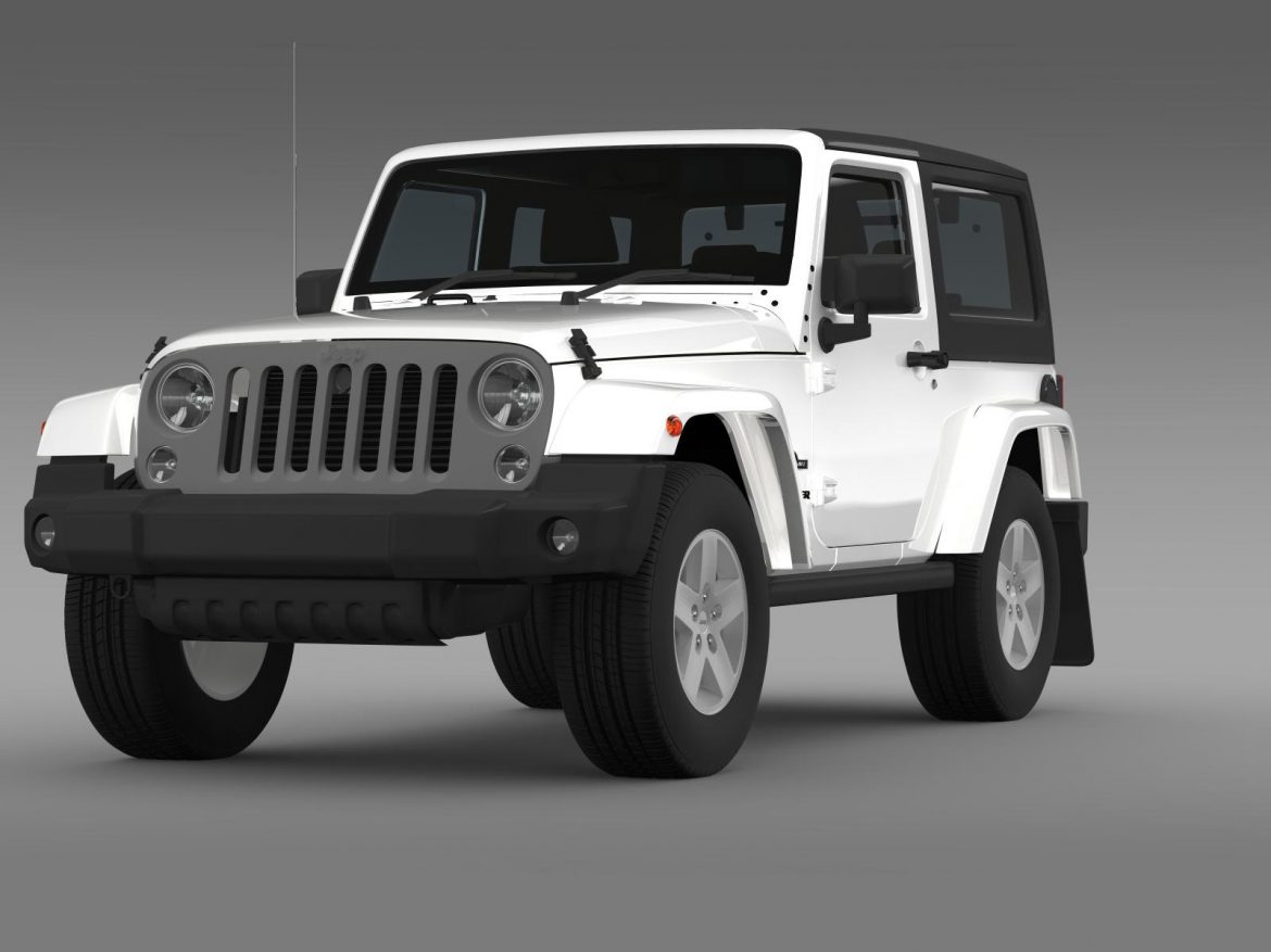 jeep wrangler freedom 2014 3d model 3ds max fbx c4d lwo ma mb hrc xsi obj 162465