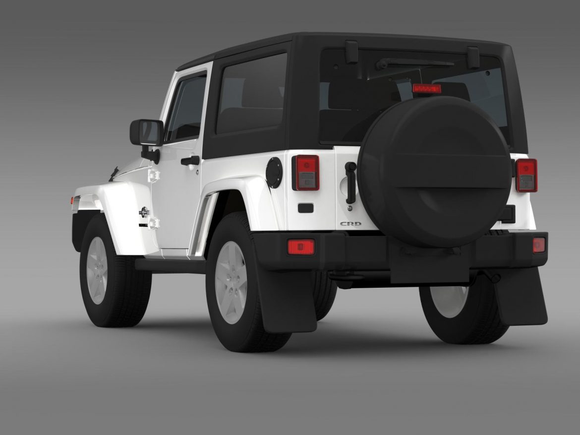 jeep wrangler freedom 2014 3d model 3ds max fbx c4d lwo ma mb hrc xsi obj 162468