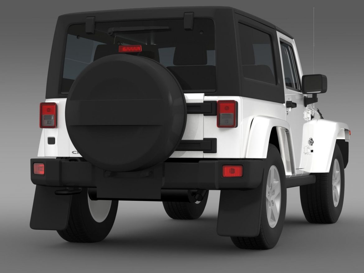 jeep wrangler freedom 2014 3d model 3ds max fbx c4d lwo ma mb hrc xsi obj 162469