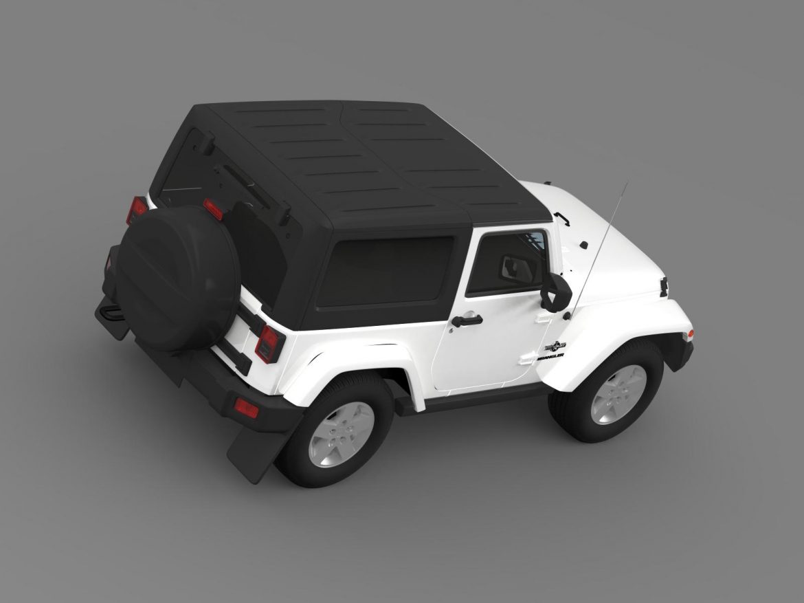 jeep wrangler freedom 2014 3d model 3ds max fbx c4d lwo ma mb hrc xsi obj 162470