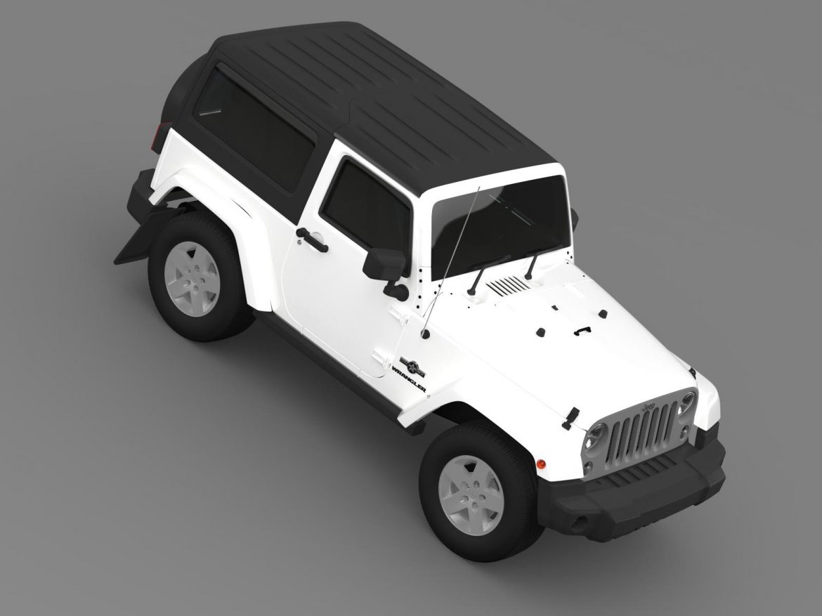 jeep wrangler freedom 2014 3d model 3ds max fbx c4d lwo ma mb hrc xsi obj 162472