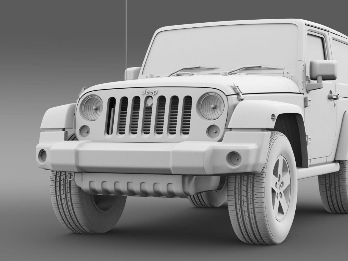 jeep wrangler freedom 2014 3d model 3ds max fbx c4d lwo ma mb hrc xsi obj 162474