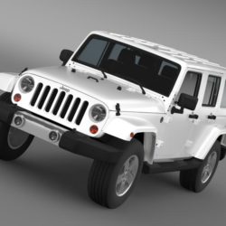 jeep wrangler unlimited 2011 3d model 3ds max fbx c4d lwo ma mb hrc xsi obj 160226