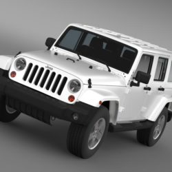 jeep wrangler unlimited sahara eu spec 2011 3d model 3ds max fbx c4d lwo ma mb hrc xsi obj 160289
