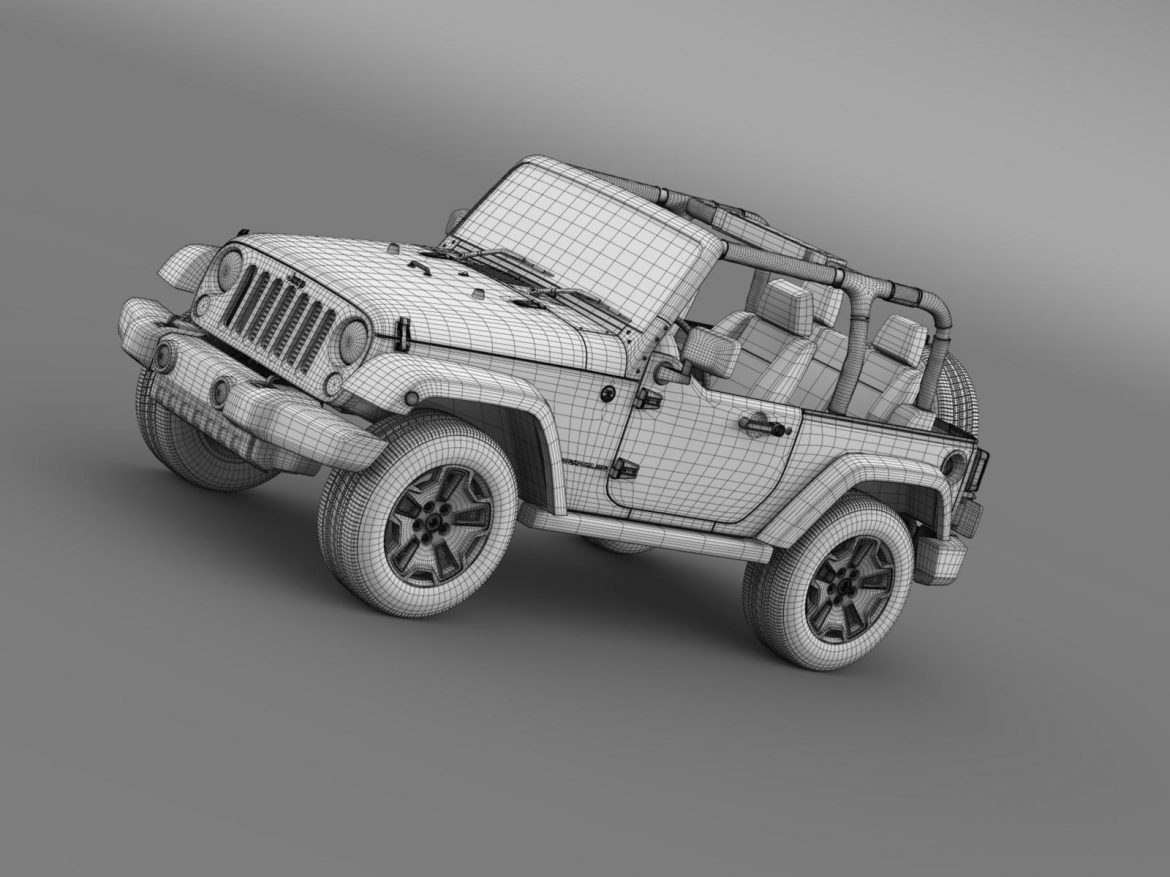jeep wrangler willys 2014 3d model 3ds max fbx c4d lwo ma mb hrc xsi obj 162533