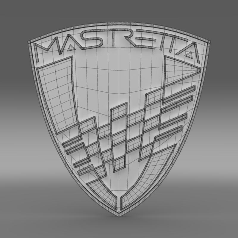 mastretta logo 3d model 3ds max fbx c4d lwo ma mb hrc xsi obj 155300