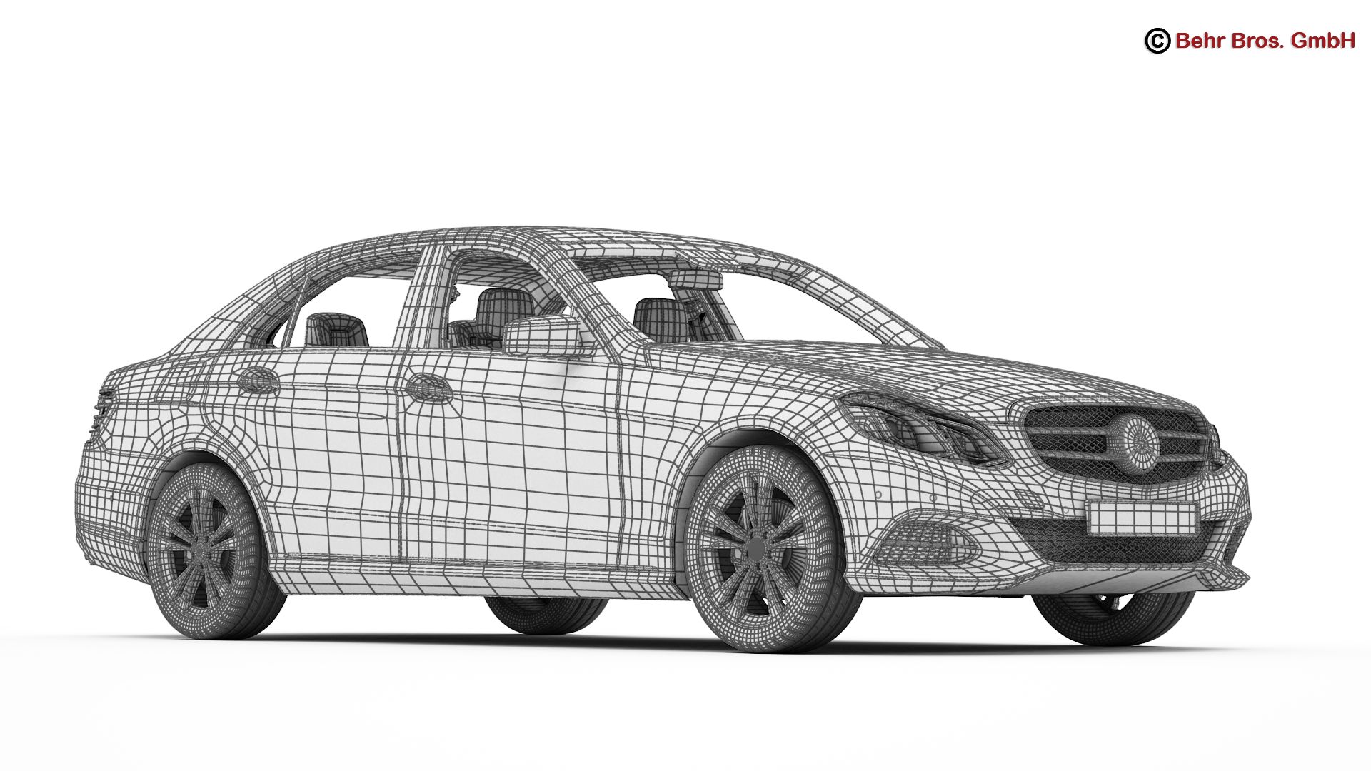 mercedes e class 2014 3d model 3ds max fbx c4d lwo ma mb obj 159734