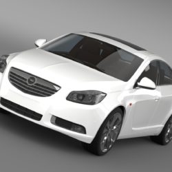 opel insignia turbo 2008-13 3d model 3ds max fbx c4d lwo ma mb hrc xsi obj 165696