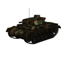 panzer iii ausf.g 3d model max 142009
