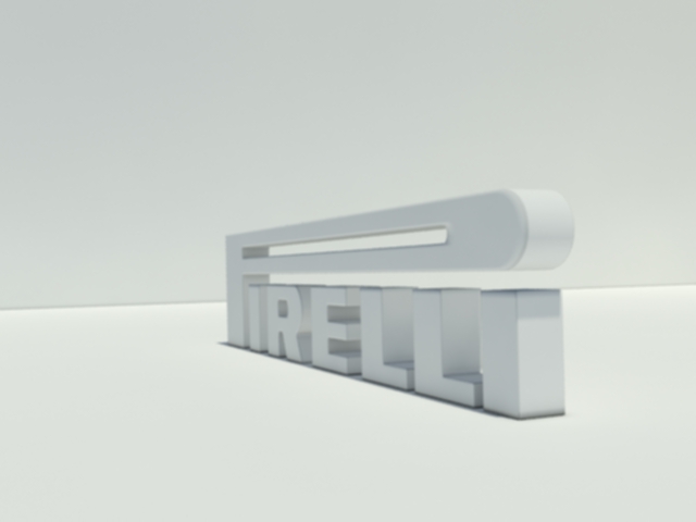 pirelli logo 3d model 3ds max dxf w3d obj 119214