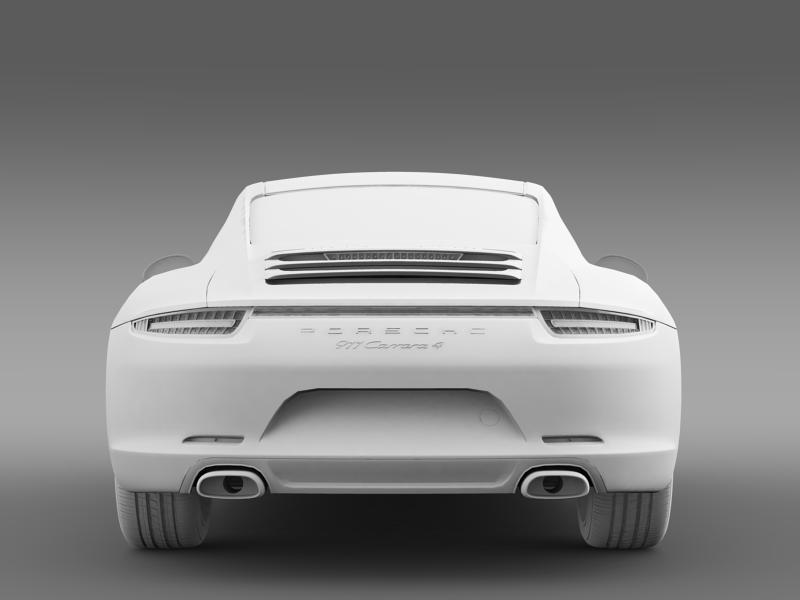 porsche 911 carerra 4 cabrio 2013 3d model 3ds max fbx c4d lwo ma mb hrc xsi obj 153722