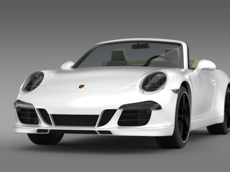porsche 911 convertible exclusive 3d model 3ds max fbx c4d lwo ma mb hrc xsi obj 159879